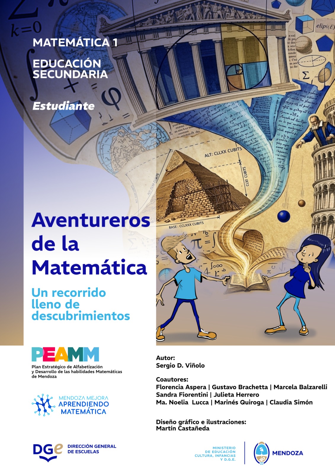 Libro Aventureros de la Matemática (estudiantes) 1° año.